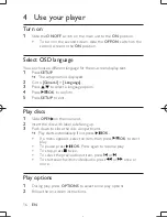 Preview for 16 page of Philips PD7032T User Manual