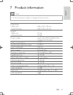 Preview for 21 page of Philips PD7032T User Manual