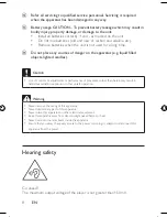 Предварительный просмотр 8 страницы Philips PD704 User Manual