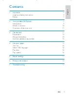 Предварительный просмотр 3 страницы Philips PD709 User Manual