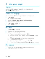 Preview for 16 page of Philips PD709 User Manual