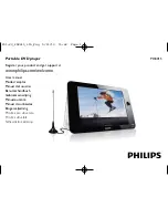 Предварительный просмотр 1 страницы Philips PD8015 (French) Mode D'Emploi