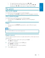 Предварительный просмотр 18 страницы Philips PD9008 User Manual