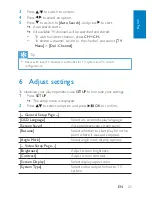 Предварительный просмотр 20 страницы Philips PD9008 User Manual