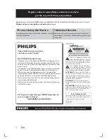 Предварительный просмотр 4 страницы Philips PD9018 User Manual