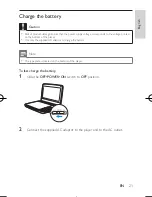 Предварительный просмотр 21 страницы Philips PD9030/37 User Manual