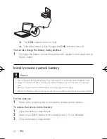 Предварительный просмотр 22 страницы Philips PD9030/37 User Manual