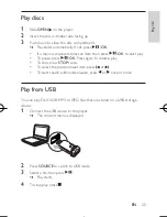 Предварительный просмотр 25 страницы Philips PD9030/37 User Manual