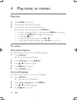 Preview for 17 page of Philips PD9122 User Manual