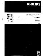 Preview for 1 page of Philips PE1647 Operation Manual