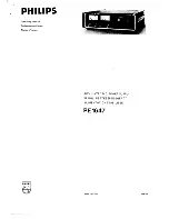 Preview for 3 page of Philips PE1647 Operation Manual