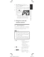 Preview for 9 page of Philips Perfect replacement SRP2003 User Manual