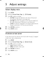 Preview for 26 page of Philips PET100/67 User Manual