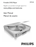 Предварительный просмотр 1 страницы Philips PET100 User Manual