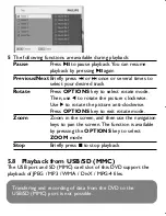 Preview for 23 page of Philips PET1035 User Manual