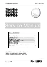 Preview for 1 page of Philips PET320 Service Manual