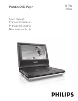 Предварительный просмотр 1 страницы Philips PET706 User Manual