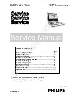 Philips PET710 Service Manual preview