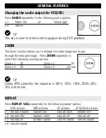 Preview for 19 page of Philips PET716 User Manual