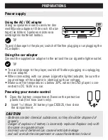 Preview for 12 page of Philips PET716S User Manual