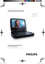 Preview for 1 page of Philips PET721C/05 User Manual