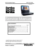 Preview for 1 page of Philips PET721C Service Manual