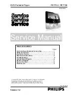 Предварительный просмотр 1 страницы Philips PET722 Service Manual