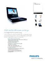 Philips PET725 Brochure & Specs предпросмотр