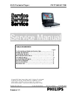Philips PET736/55 Service Manual preview