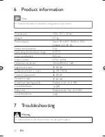 Preview for 21 page of Philips PET736/77 User Manual