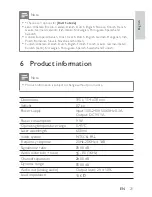 Preview for 20 page of Philips PET736/98 User Manual