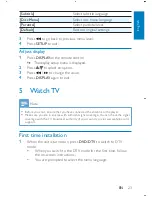 Предварительный просмотр 24 страницы Philips PET737 User Manual