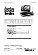 Philips PET739/93 Service Manual preview