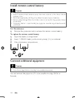 Preview for 13 page of Philips PET741D User Manual