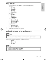 Preview for 16 page of Philips PET741D User Manual