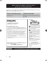 Preview for 3 page of Philips PET741M User Manual