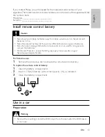 Предварительный просмотр 12 страницы Philips PET7432 User Manual