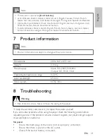 Preview for 20 page of Philips PET745 User Manual