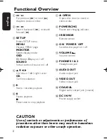 Preview for 4 page of Philips PET810/00 User Manual