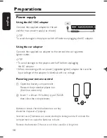 Preview for 12 page of Philips PET810/00 User Manual