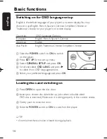 Preview for 16 page of Philips PET810/00 User Manual