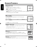 Preview for 20 page of Philips PET810/00 User Manual