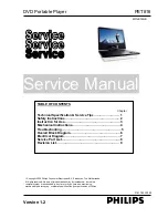 Предварительный просмотр 1 страницы Philips PET816/05 Service Manual