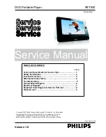 Philips PET830 Service Manual предпросмотр