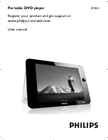 Philips PET831 User Manual preview