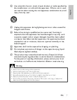 Предварительный просмотр 7 страницы Philips PET9402 User Manual