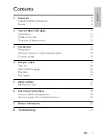 Preview for 3 page of Philips PET9422 User Manual