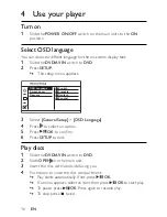 Preview for 16 page of Philips PET9422 User Manual