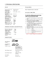 Preview for 2 page of Philips PET988 Service Manual