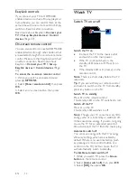 Preview for 12 page of Philips PFL30 8 User Manual